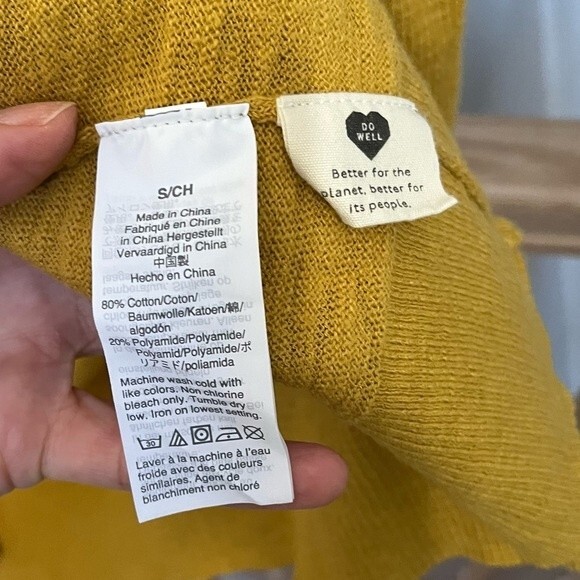 Madewell Lightweight Open Front Slub Cardigan Sweater S - Picture 8 of 9